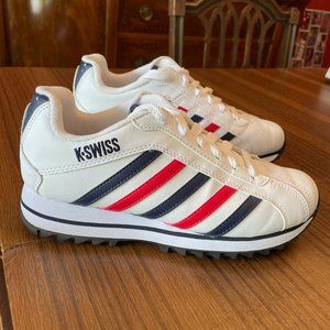Women's K-Swiss Verstad 2000 Sneaker Wht/Navy/Red